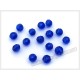 Намистини кришталеві рондель 4 мм темно-сині № 5